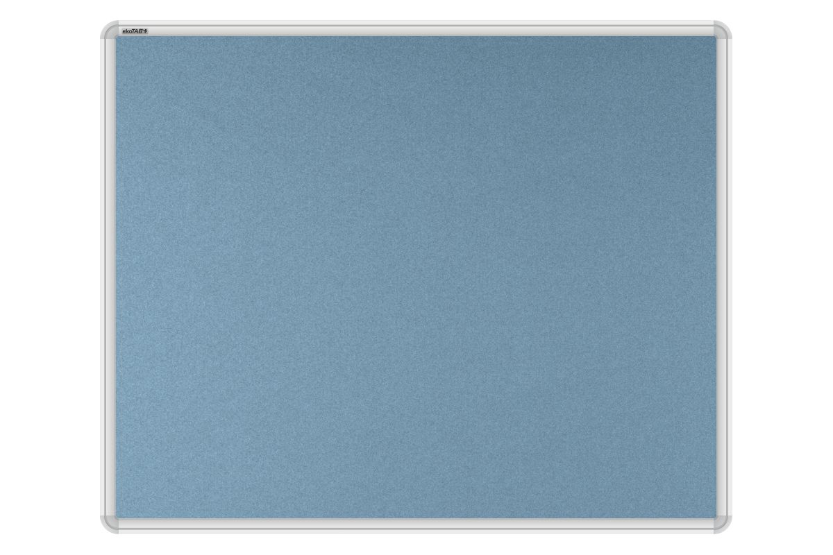 Stolový paraván EKONOMIK světle modrý Kancelářský paraván s textilním povrchem v barvě světle modrá a zaobleným rámem o rozměru 80x65. #1