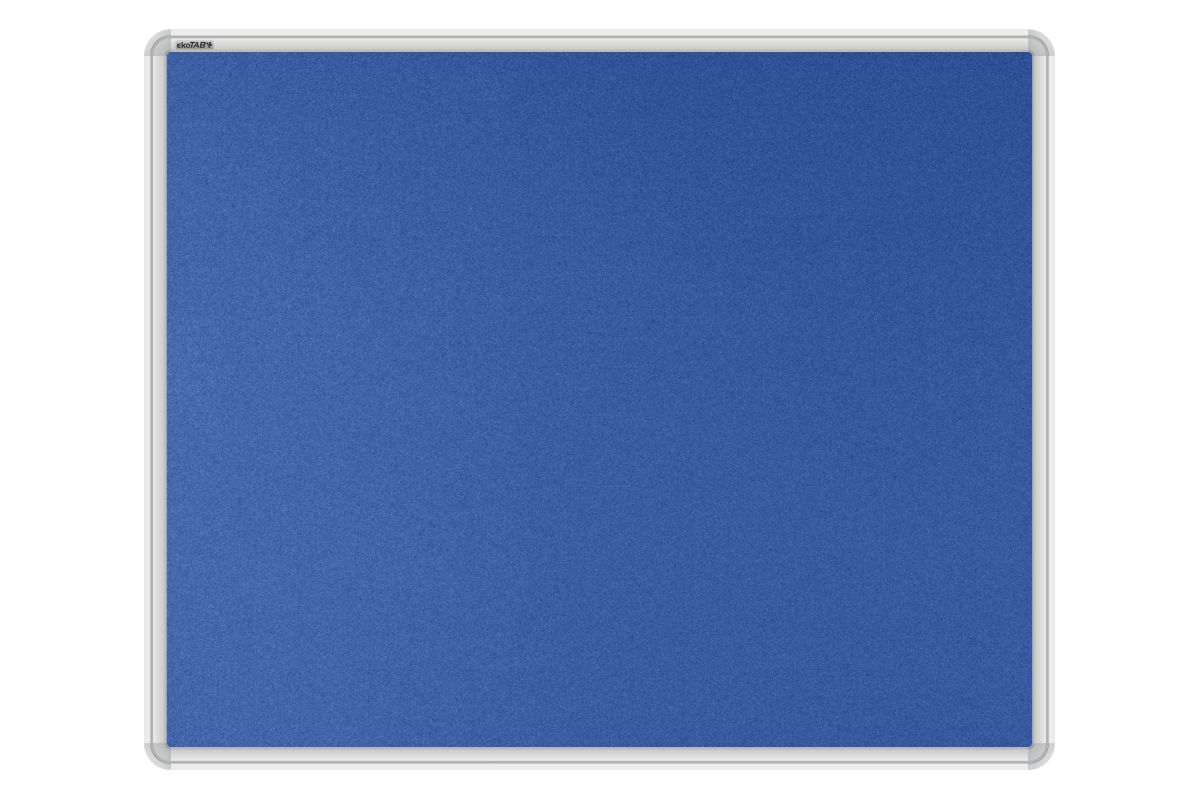 Stolový paraván EKONOMIK královsky modrý Kancelářský paraván s textilním povrchem v barvě královsky modrá a zaobleným rámem o rozměru 80x65. #1