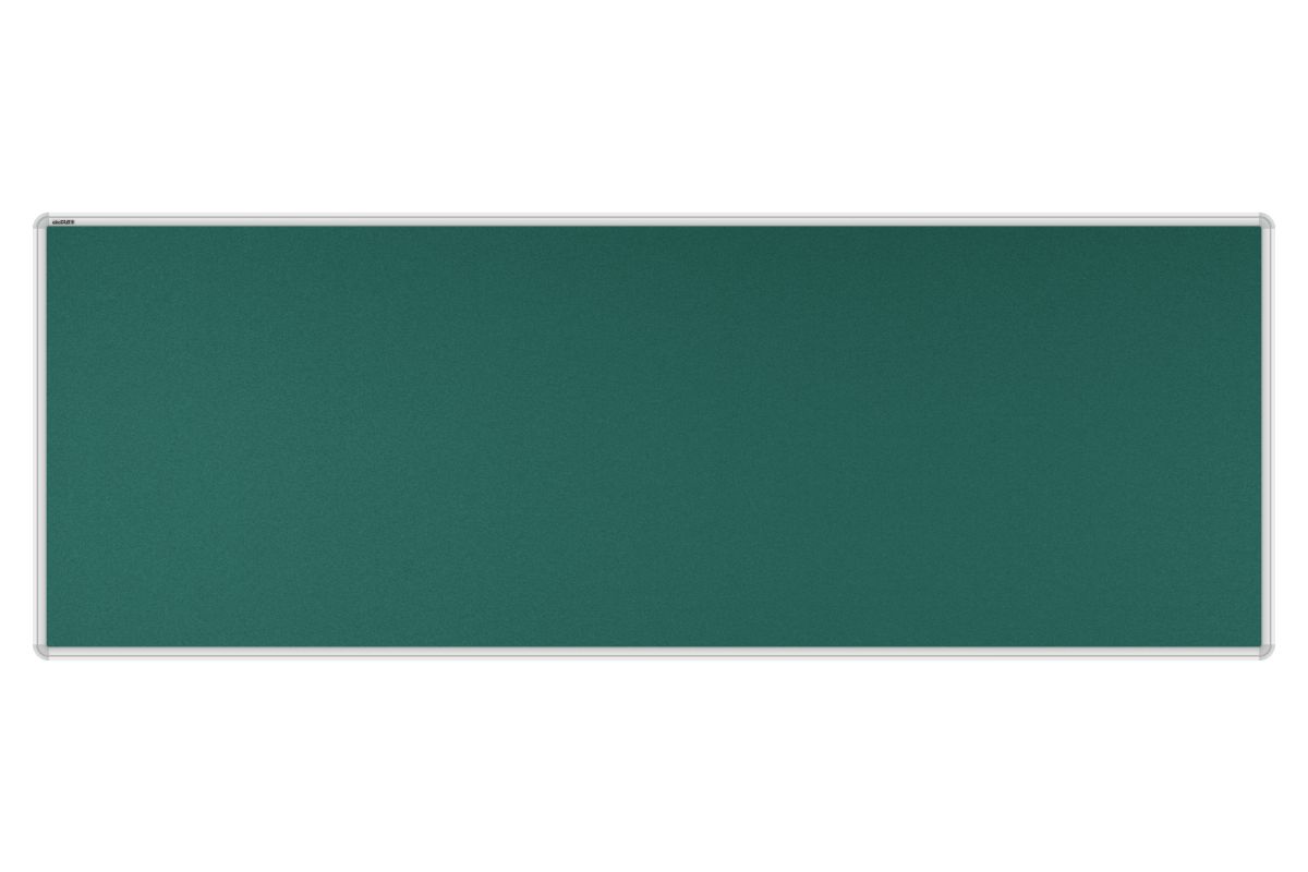 Stolový paraván EKONOMIK zelený Kancelářský paraván s textilním povrchem v barvě zelená a zaobleným rámem o rozměru 180x65. #1