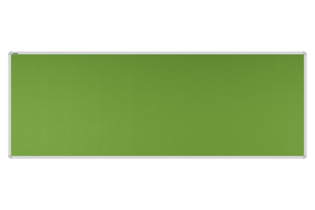 Stolový paraván EKONOMIK jarní zelený Kancelářský paraván s textilním povrchem v barvě jarní zelená a zaobleným rámem o rozměru 180x65. #1