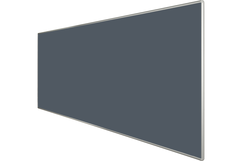 Keramická tabule na křídy ekoTAB ŠKOL K antracitová Antracitová magnetická tabule na křídy ekoTAB 400x120. #2
