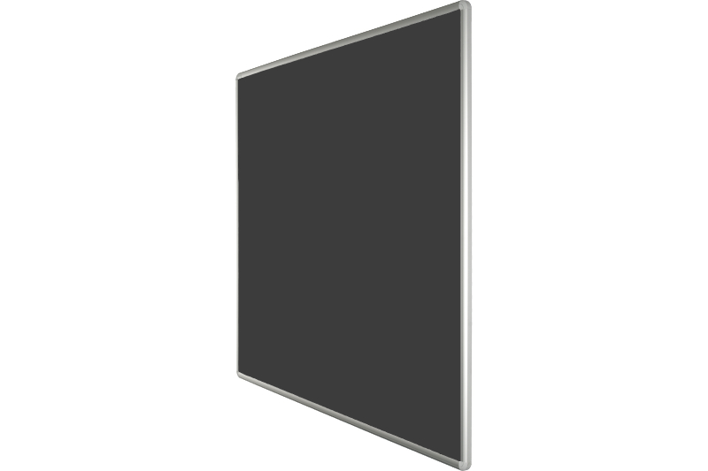 Keramická tabule na křídy ekoTAB ŠKOL K černá Černá magnetická tabule na křídy ekoTAB 120x100. #2