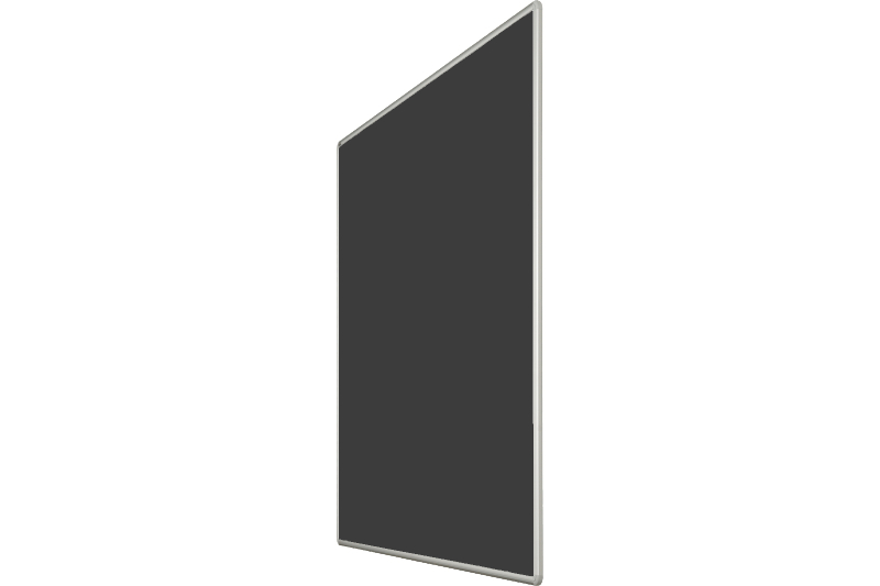 Keramická tabule na křídy ekoTAB ŠKOL K černá Černá magnetická tabule na křídy ekoTAB 120x120. #2