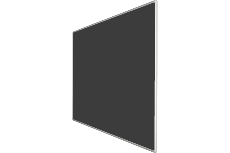Keramická tabule na křídy ekoTAB ŠKOL K černá Černá magnetická tabule na křídy ekoTAB 240x120. #2