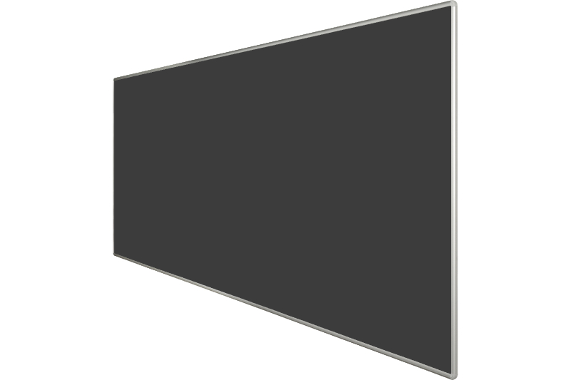 Keramická tabule na křídy ekoTAB ŠKOL K černá Černá magnetická tabule na křídy ekoTAB 350x120. #2