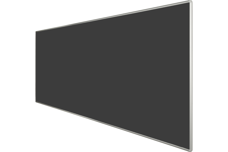 Keramická tabule na křídy ekoTAB ŠKOL K černá Černá magnetická tabule na křídy ekoTAB 400x120. #2