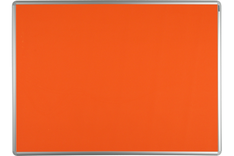 Textilní nástěnka oranžová Oranžová textilní nástěnka na zeď ekoTAB 60x90. #1