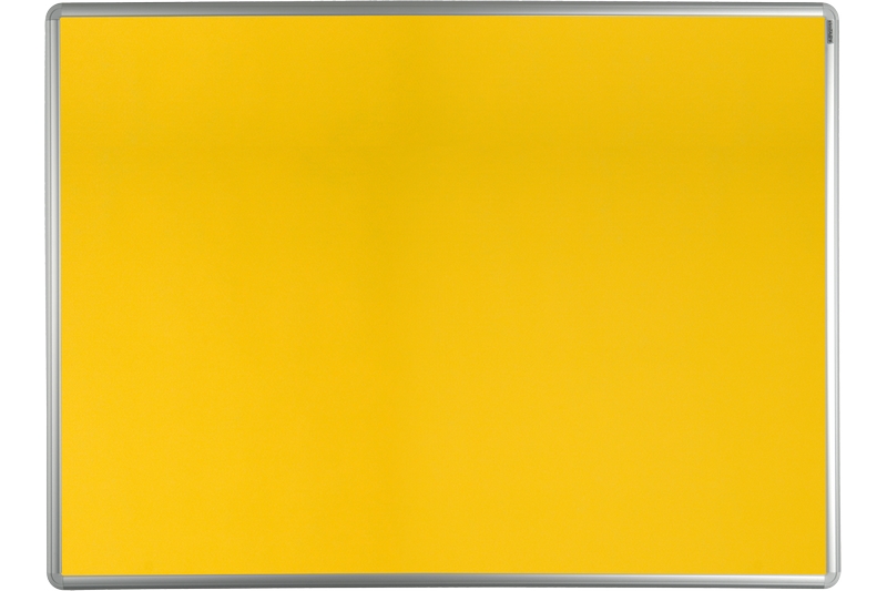 Textilní nástěnka žlutá Žlutá textilní nástěnka na zeď ekoTAB 60x90. #1