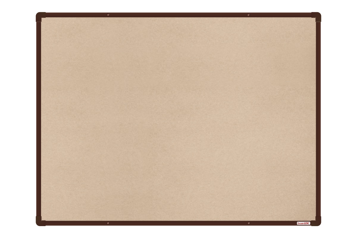 Textilní nástěnka s hnědým rámem Textilní nástěnka na zeď boardOK 120x90. #1