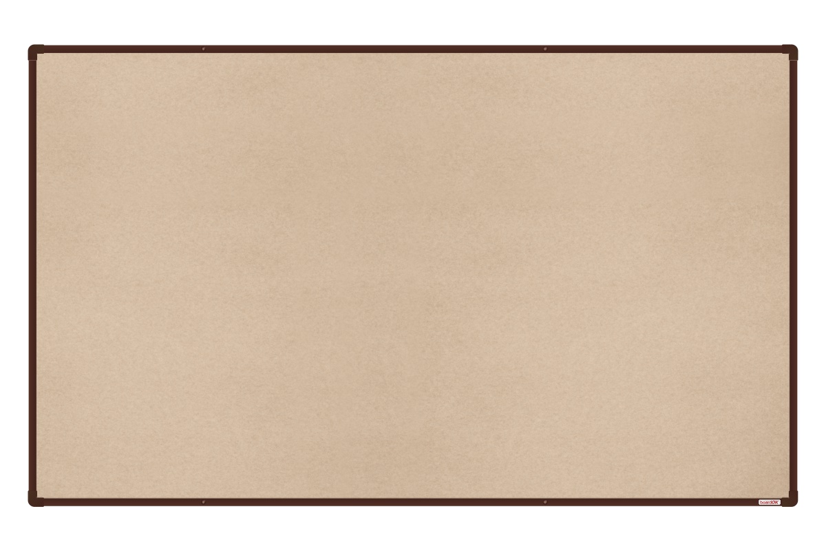 Textilní nástěnka s hnědým rámem Textilní nástěnka na zeď boardOK 200x120. #1