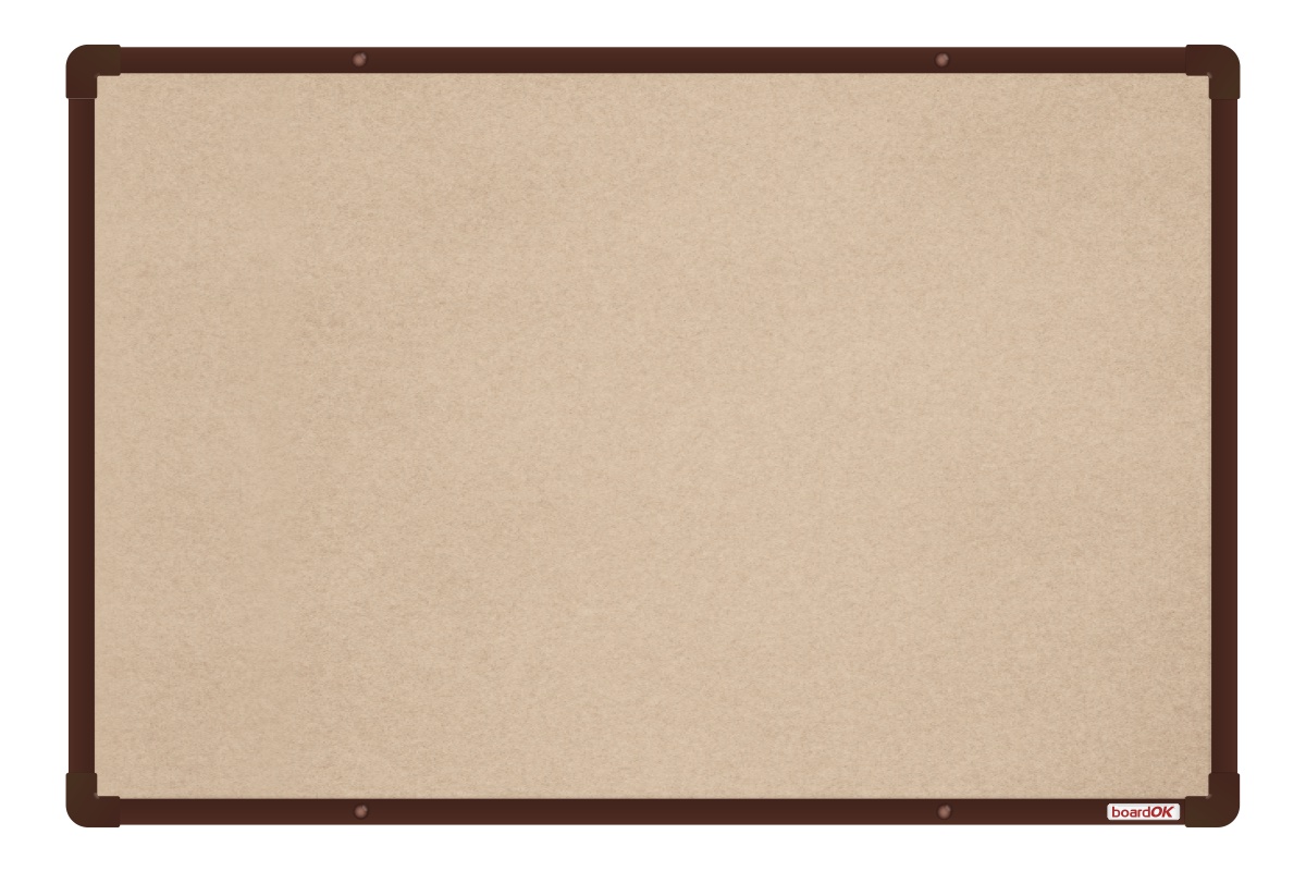 Textilní nástěnka s hnědým rámem Textilní nástěnka na zeď boardOK 60x90. #1
